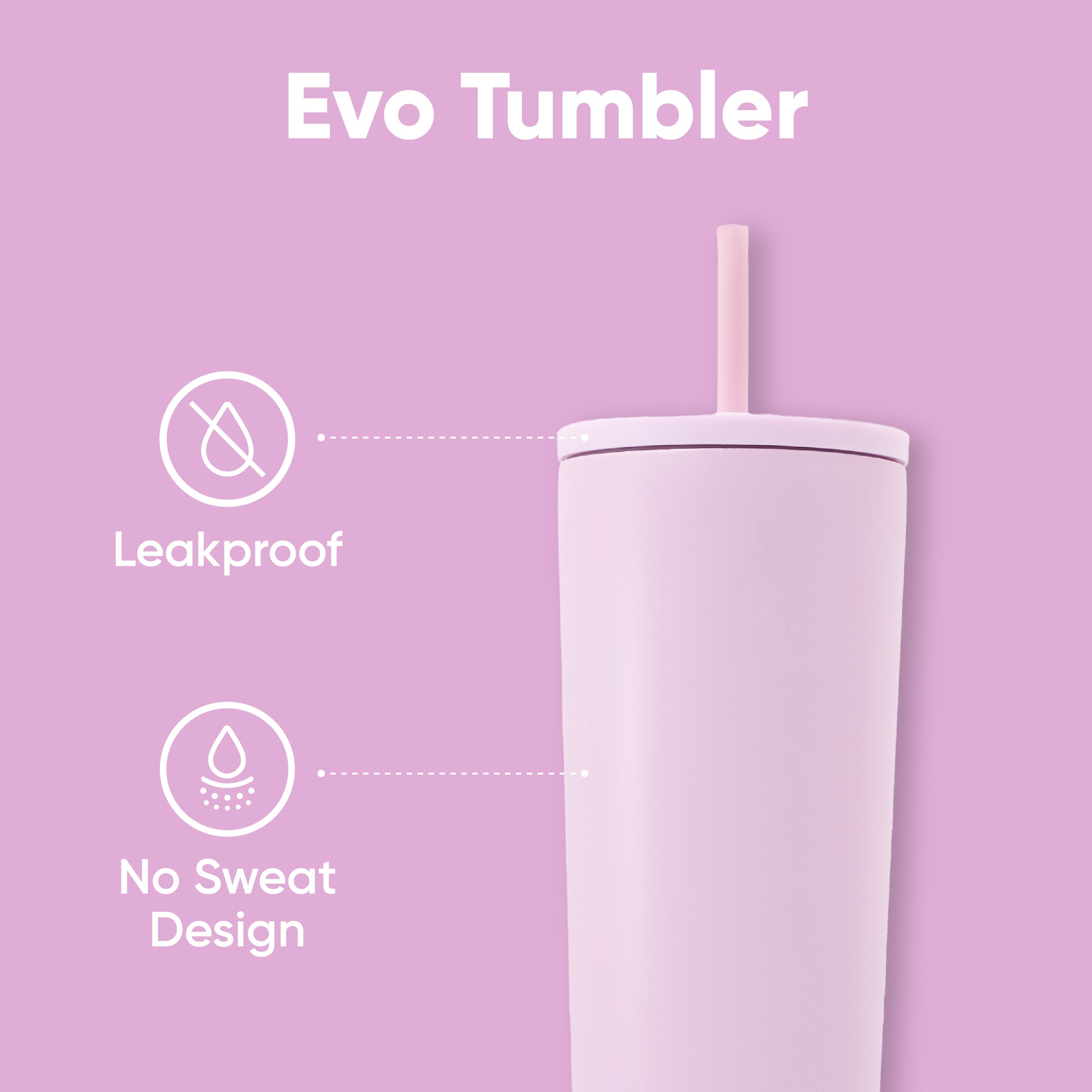 Orchid Lavender - Evo Tumbler - 24oz