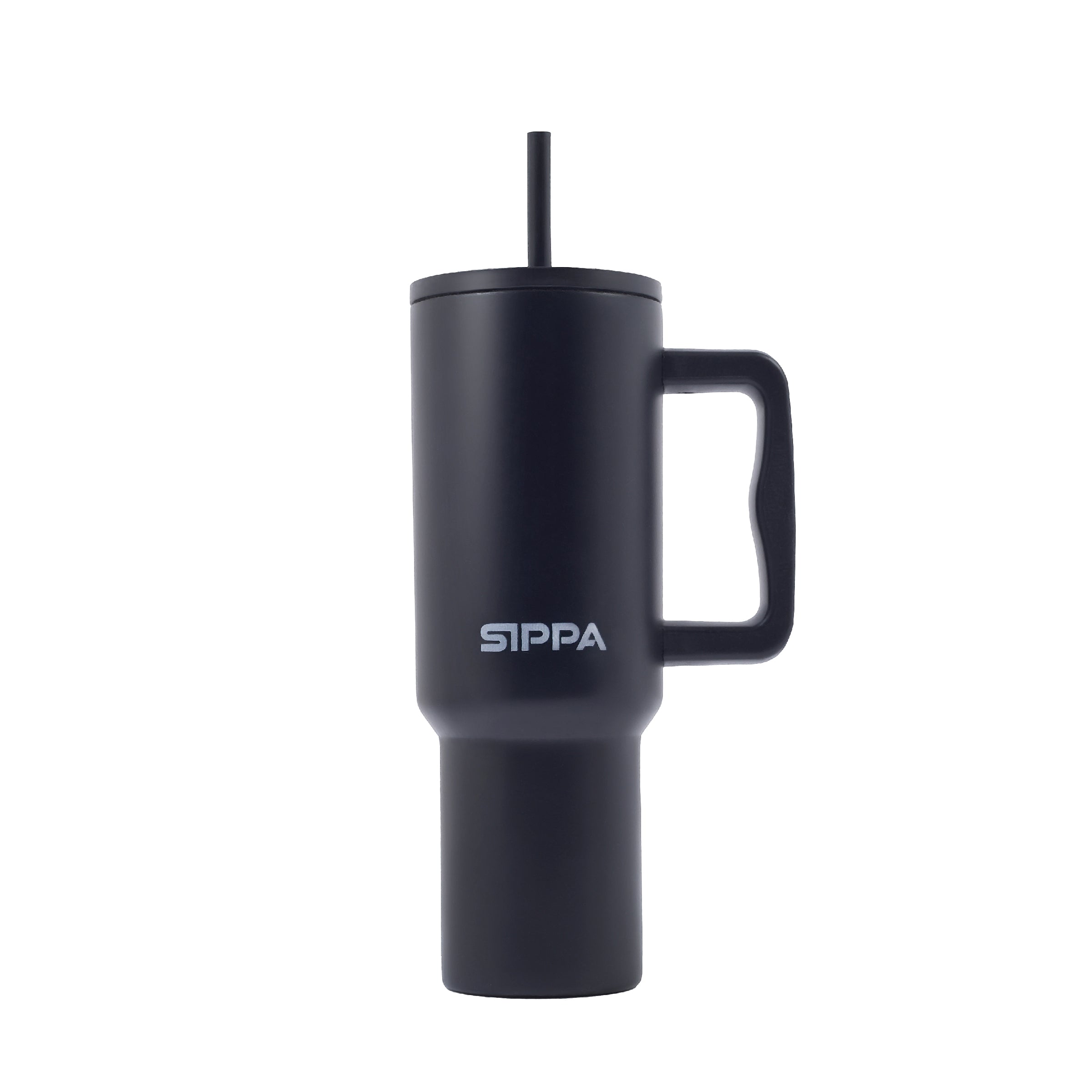 Black - Teak Straw Tumbler - 40oz