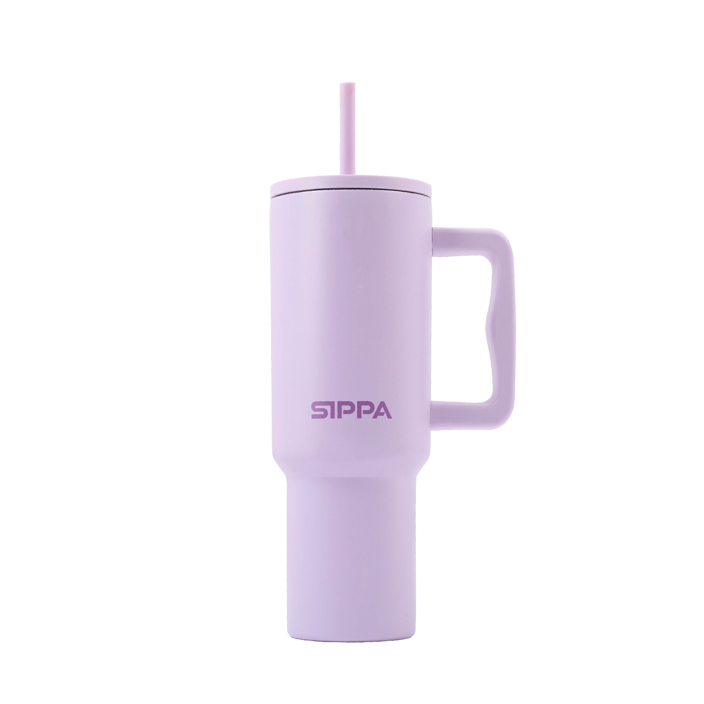 Lilac - Teak Straw Tumbler - 40oz