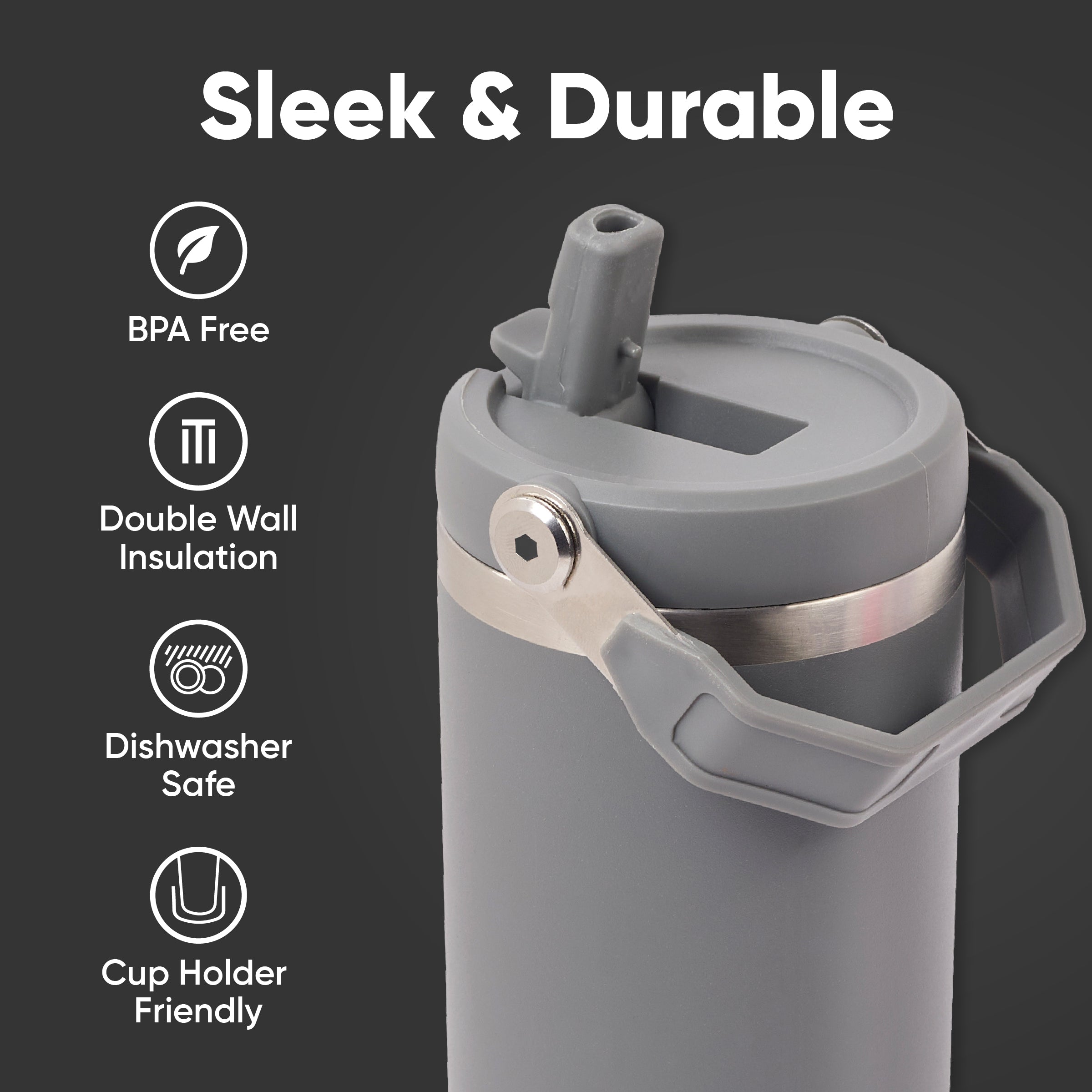 Stone Gray - Terra Tumbler - 30oz