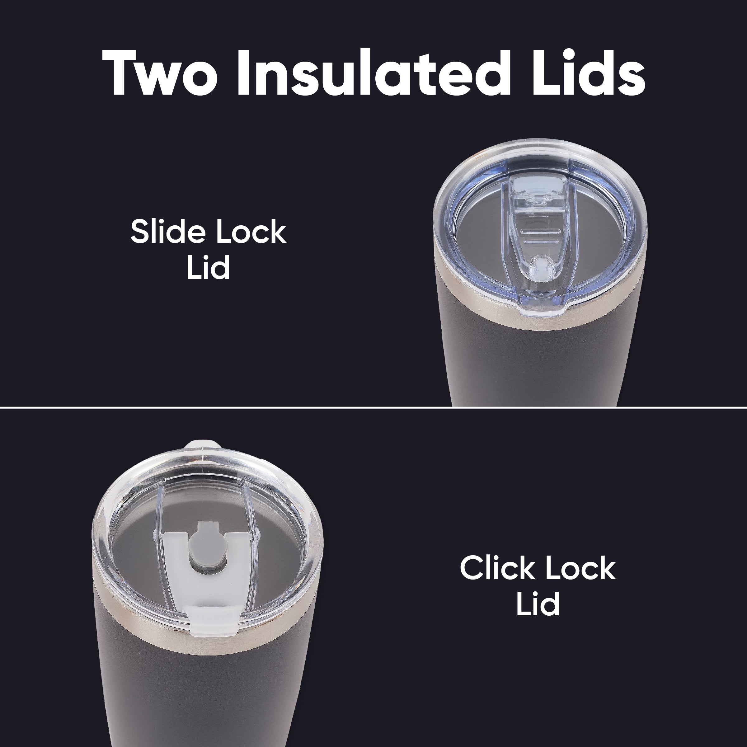 Jet Black - Trailsip Tumbler - 20oz