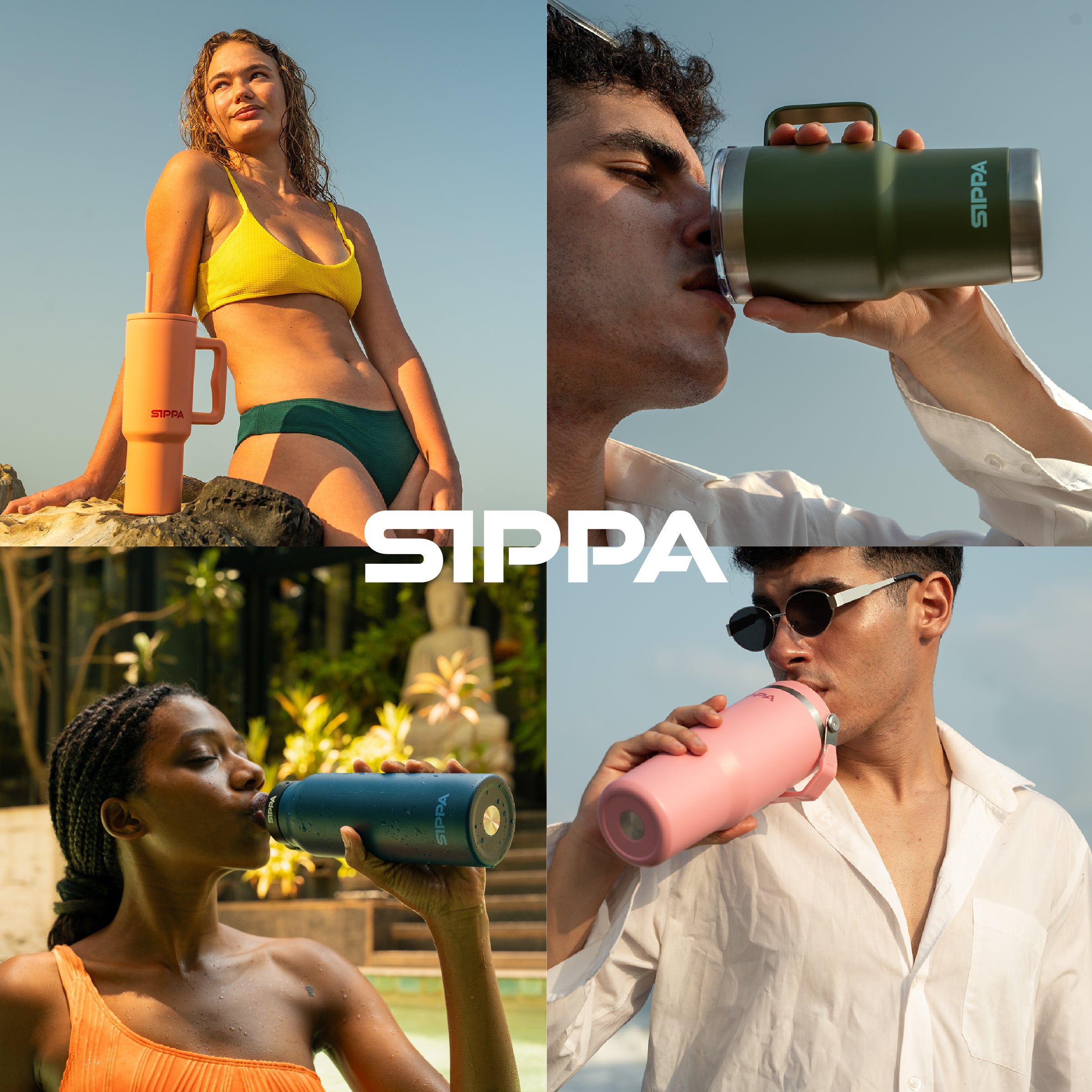 Tasse à café TrailSip - Sippa (20 oz avec deux couvercles)