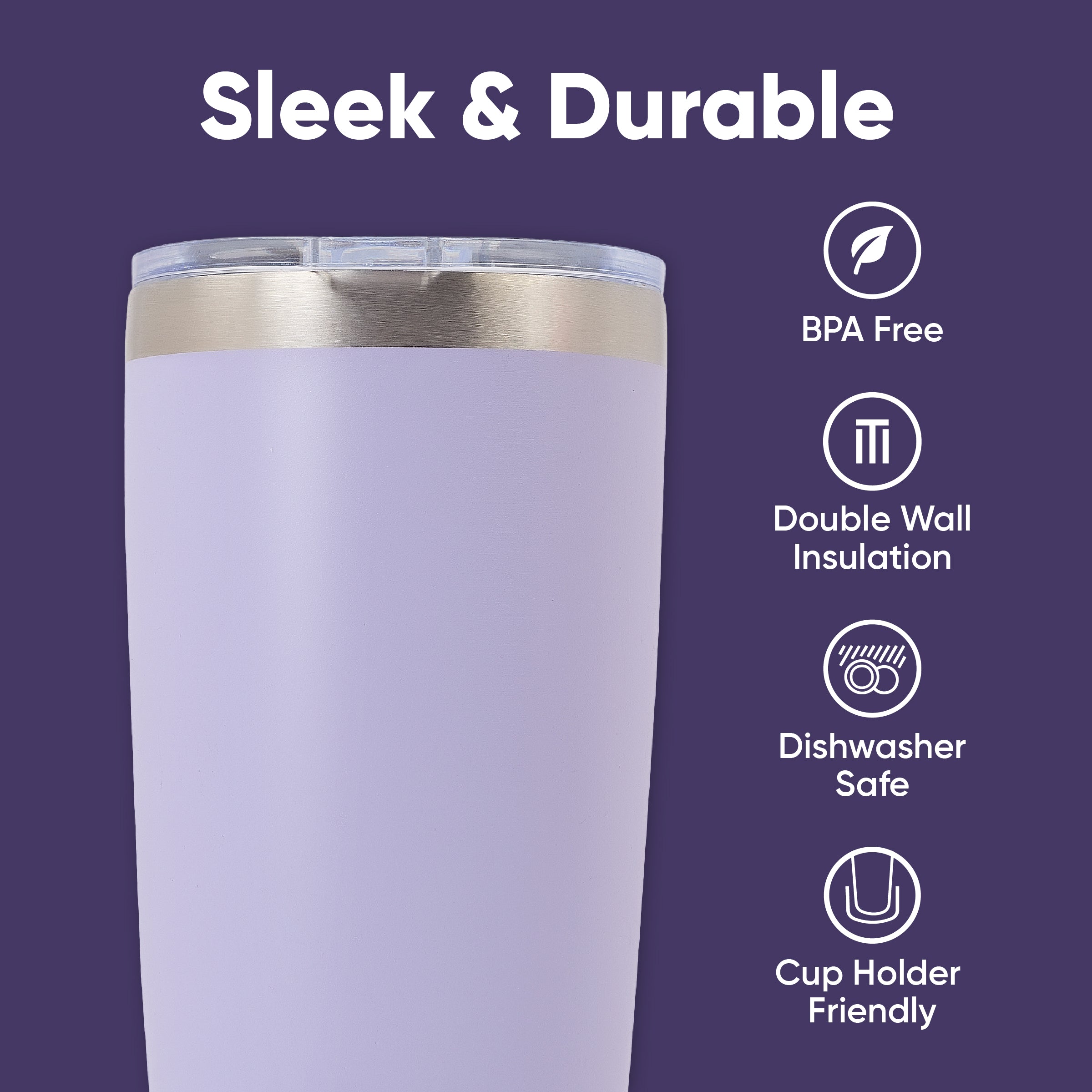 Tasse à café TrailSip - Sippa (20 oz avec deux couvercles)