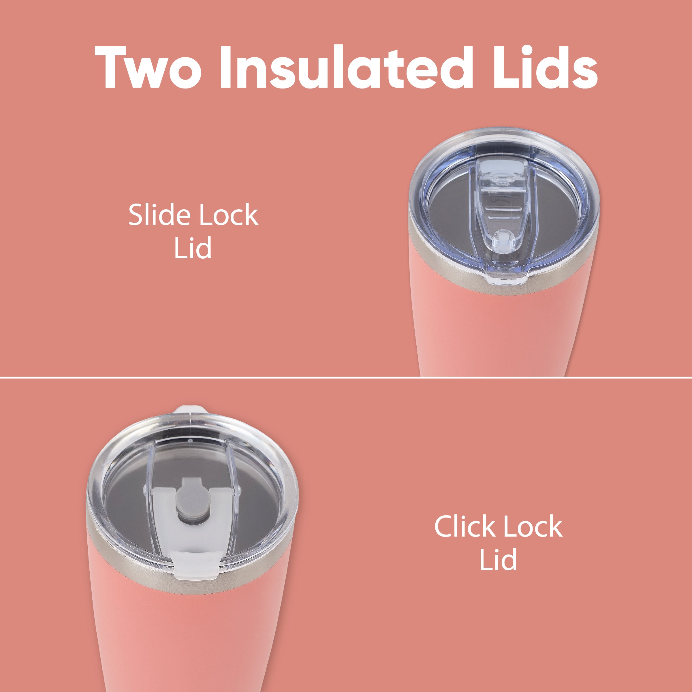 Tasse à café TrailSip - Sippa (20 oz avec deux couvercles)