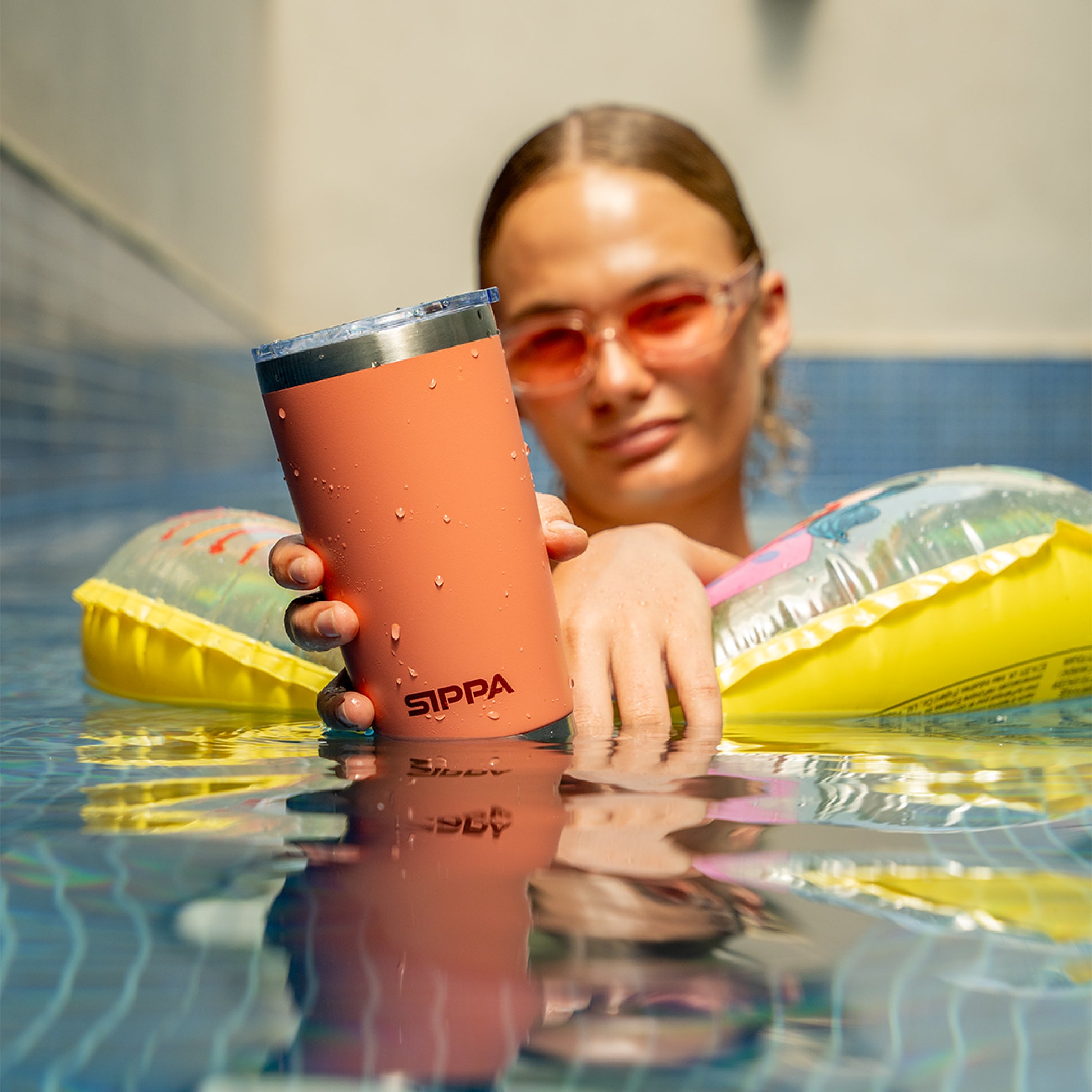 Burnt Peach - Trailsip Tumbler - 20oz