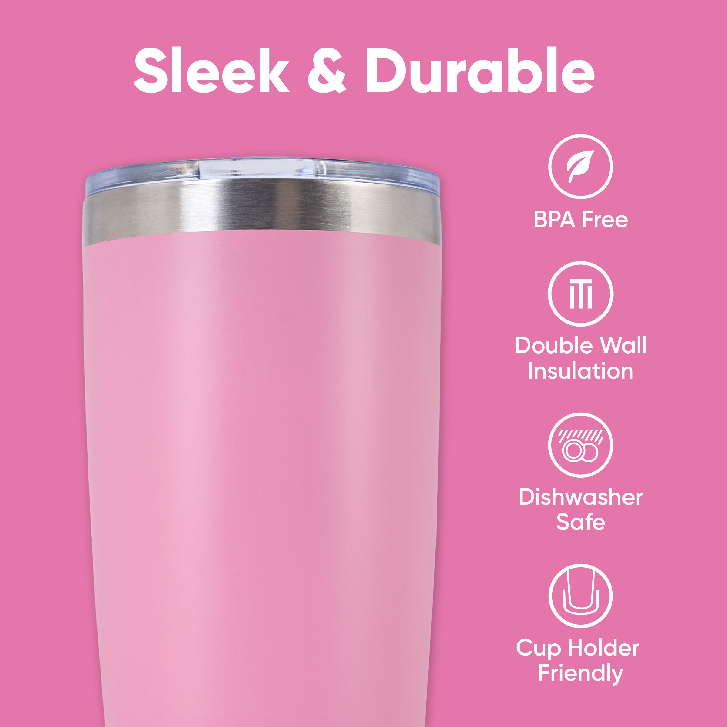 Tasse à café TrailSip - Sippa (20 oz avec deux couvercles)